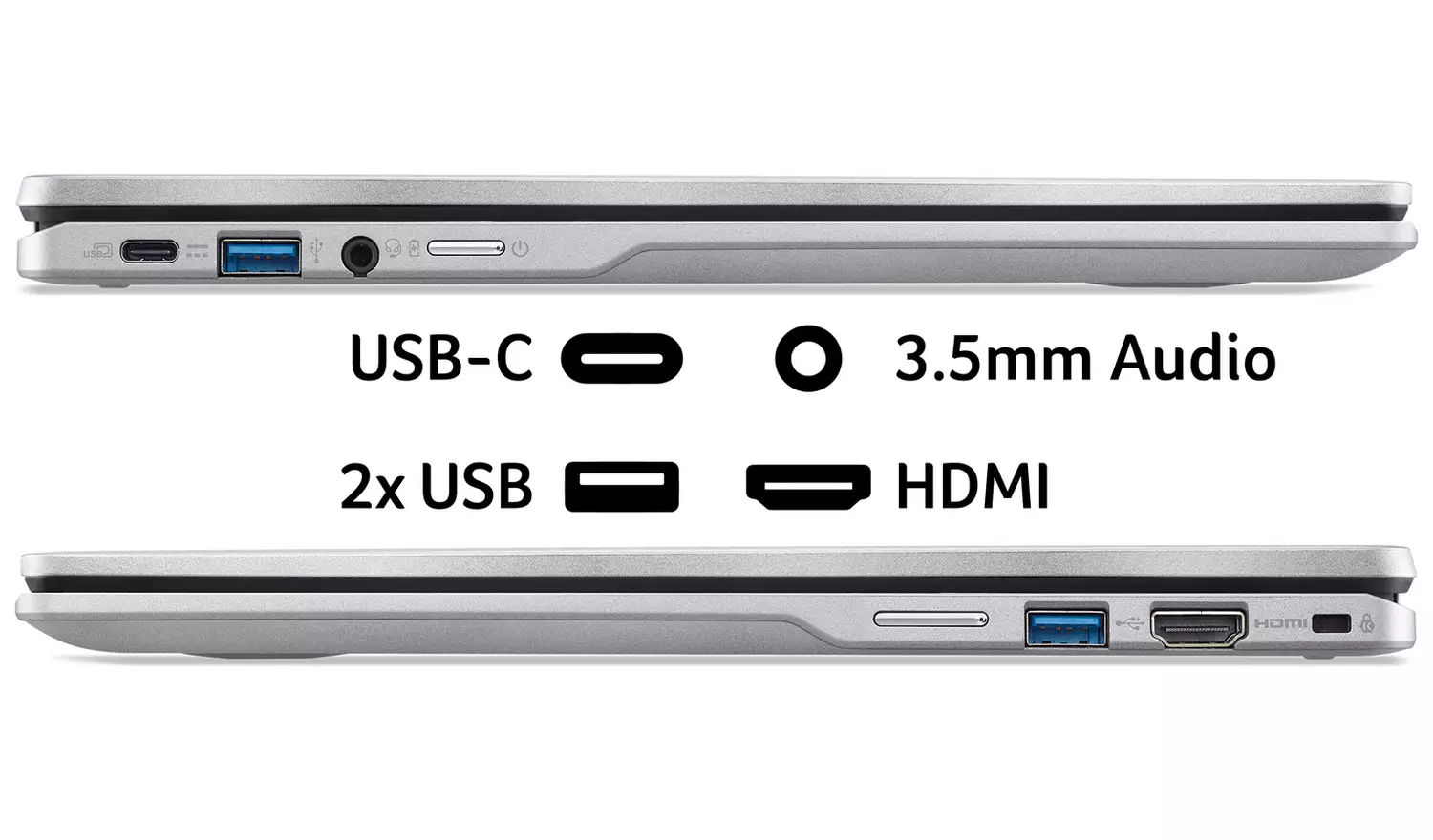 Acer Spin 314 14in Intel N100 4GB 128GB Touch Chromebook - Image 3