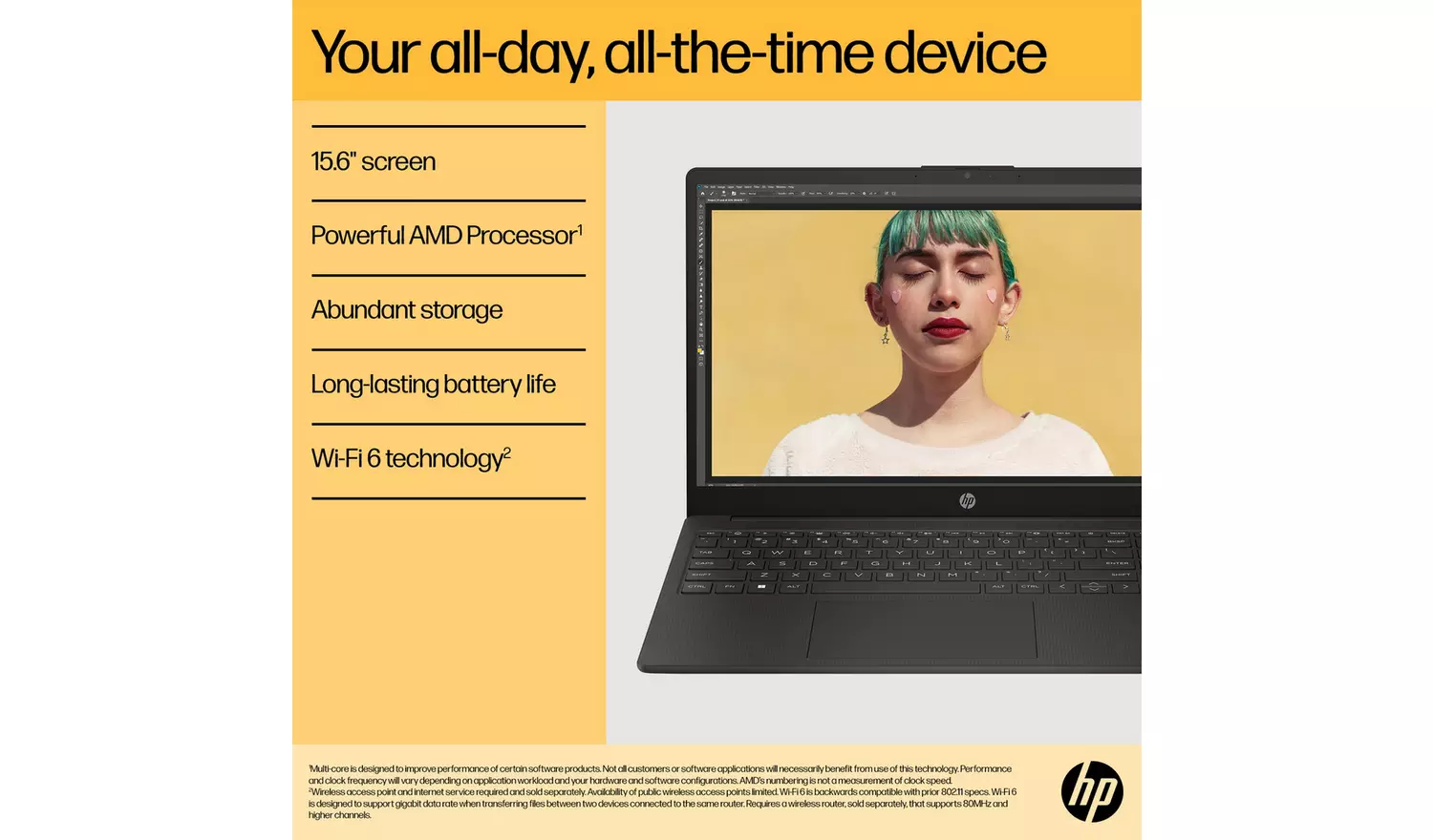 HP BQ7V0EA 15.6in R7 8GB 512GB - Image 6