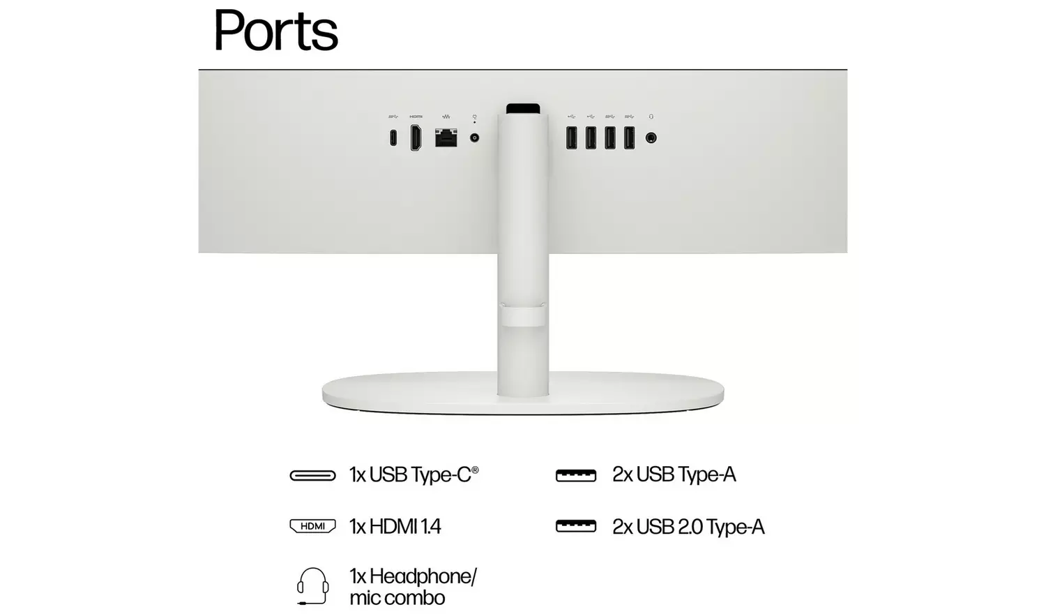 HP 22-dg0007na 21.45in Intel N100 8GB 128GB AIO PC - Image 4