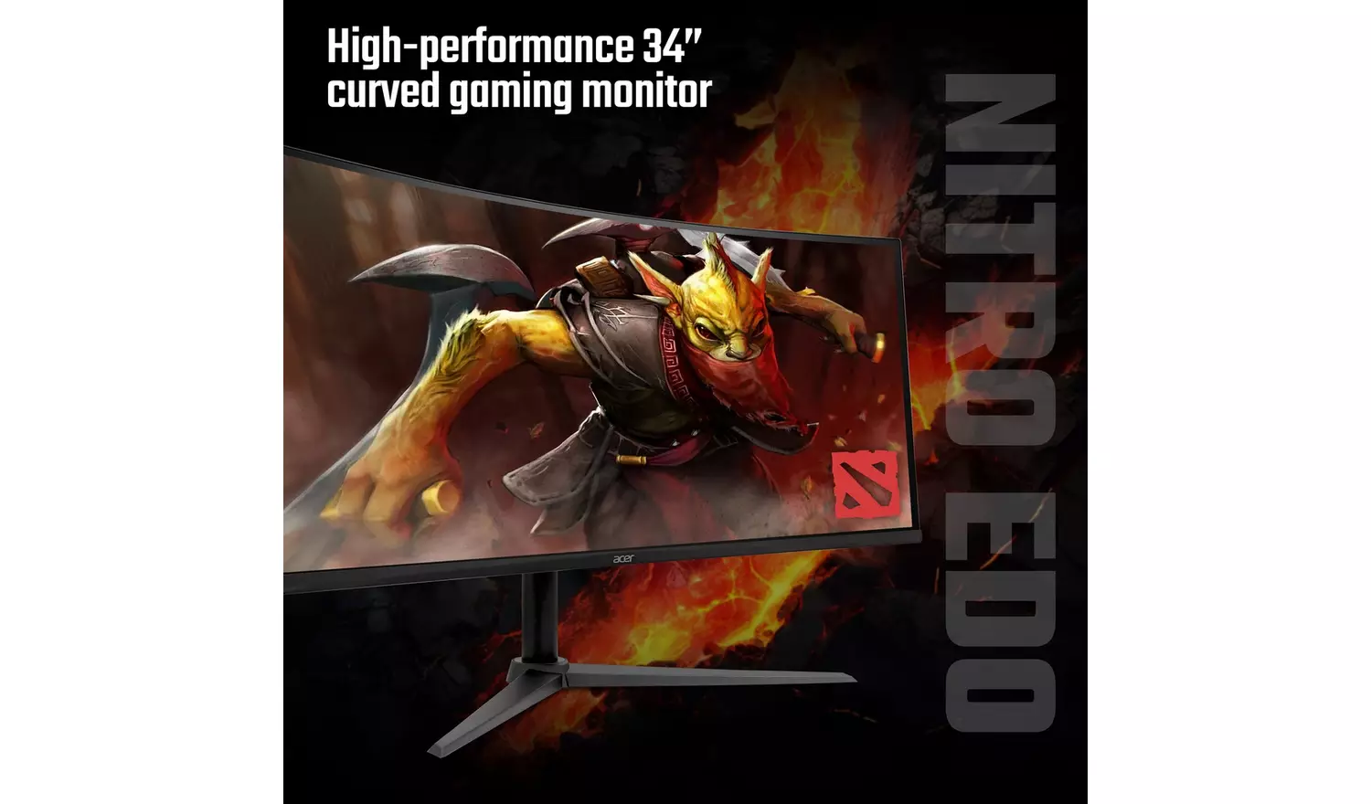 Acer Nitro 34in 120Hz WQHD GM - Image 4