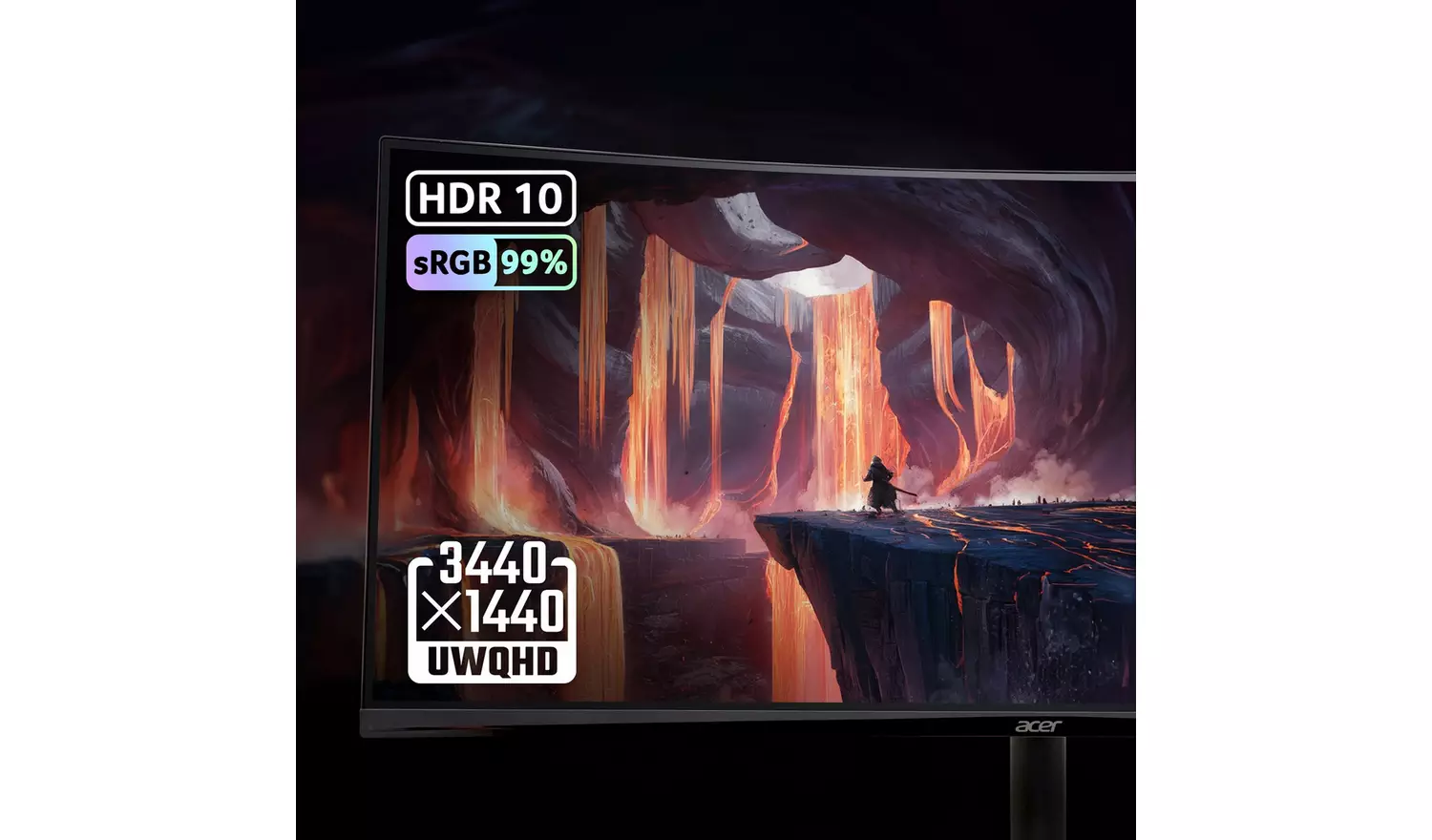 Acer Nitro 34in 120Hz WQHD GM - Image 6