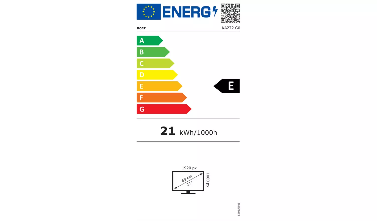 Acer KA272 G0 27in 120Hz FHD - Image 7